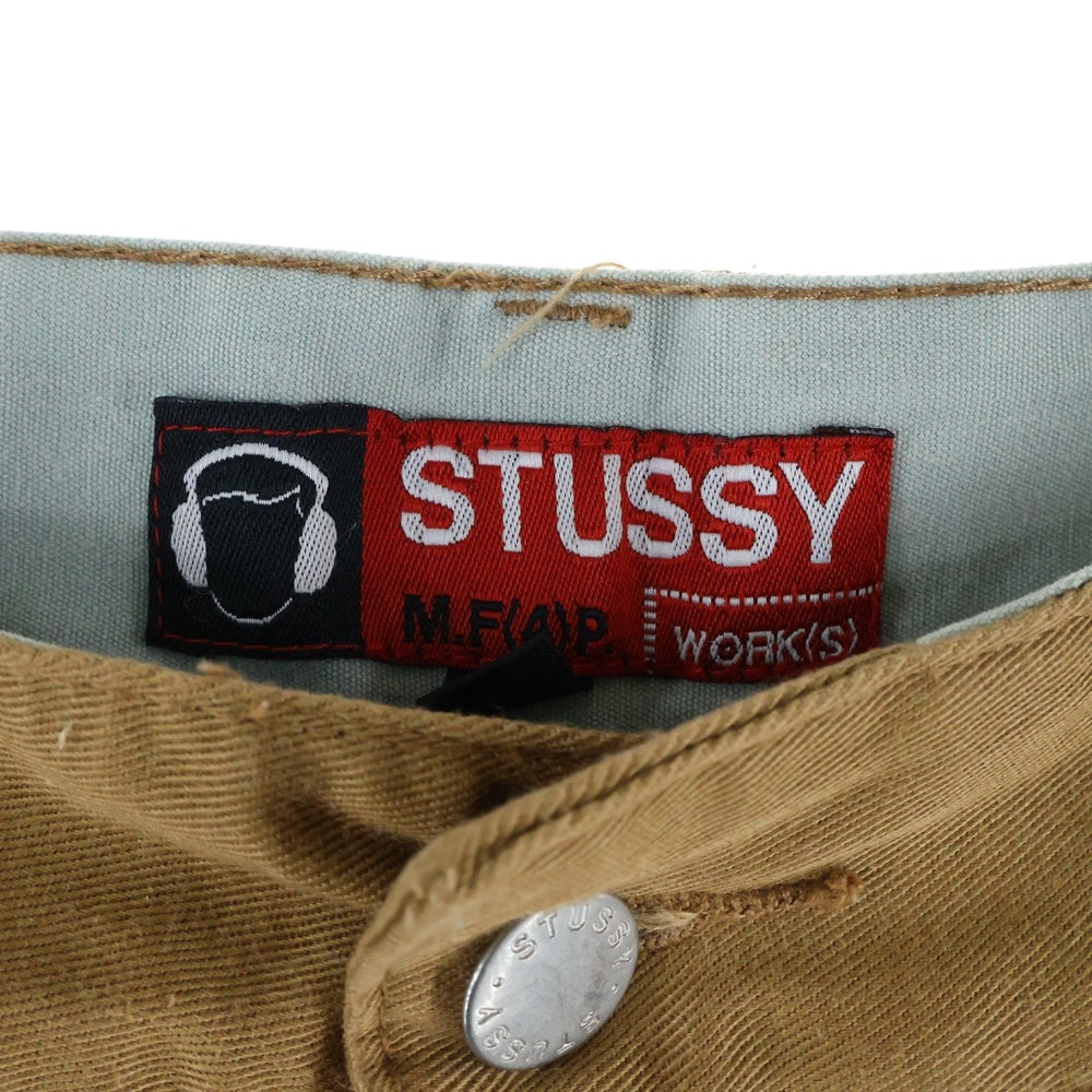 STUSSY(ステューシー) 00S OLD オールド ワークパンツ ブラウン