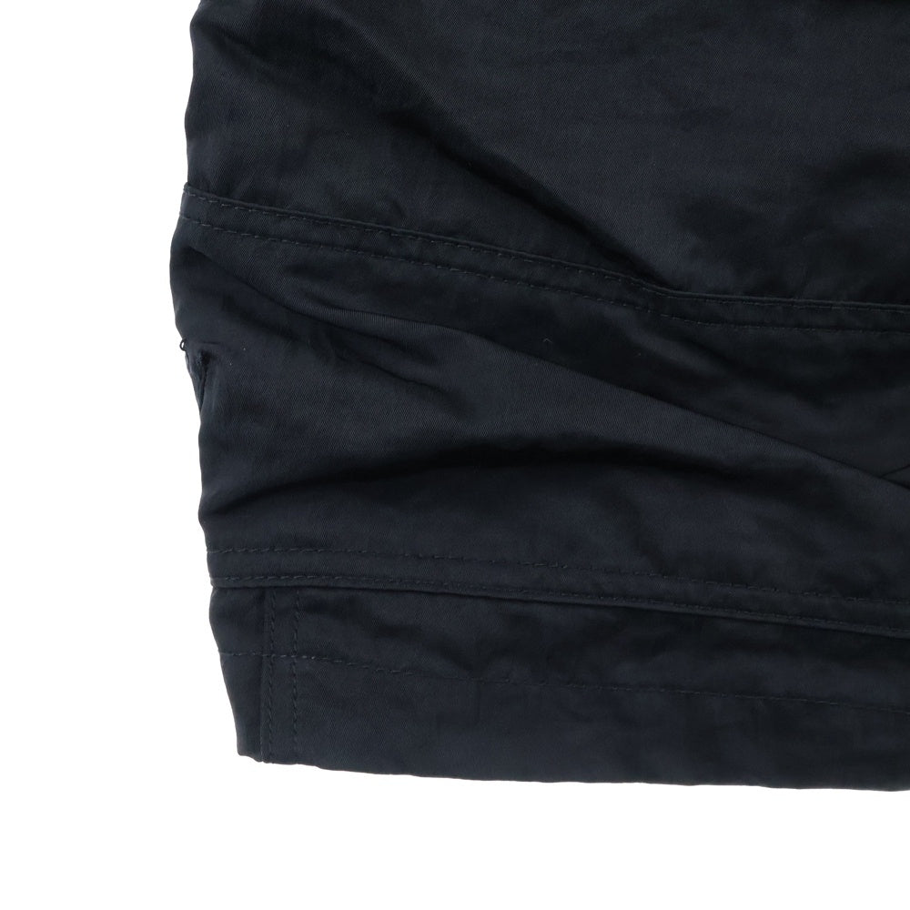 BREATH(ブレス) NEW RICH TRIPLE CARGO PANTS ドローコード ナイロン カーゴパンツ ブラック