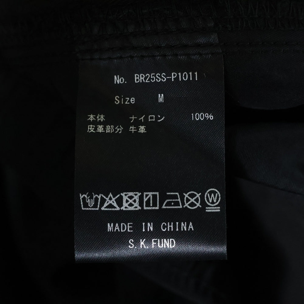 BREATH(ブレス) NEW RICH TRIPLE CARGO PANTS ドローコード ナイロン カーゴパンツ ブラック