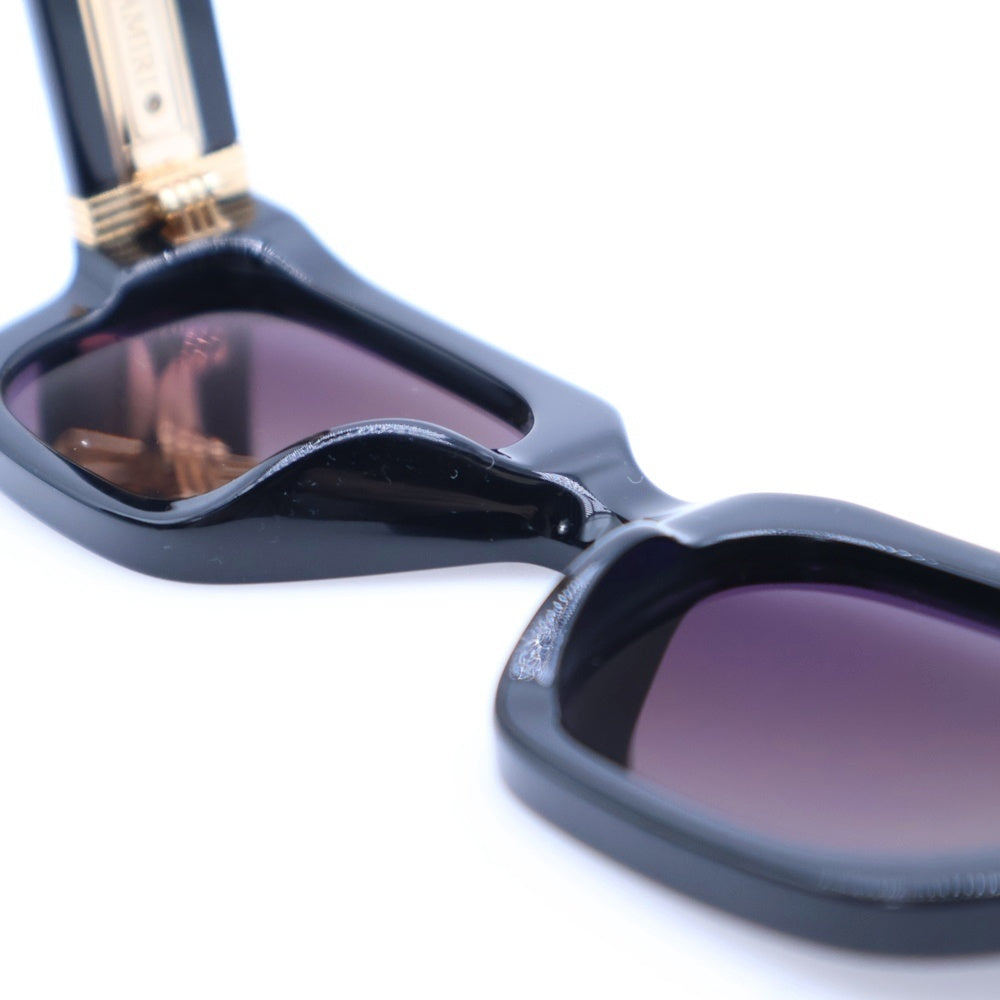 AMIRI(アミリ) VENICE SUNGLASSES ヴェニス スクエアサングラス ブラック/ゴールド