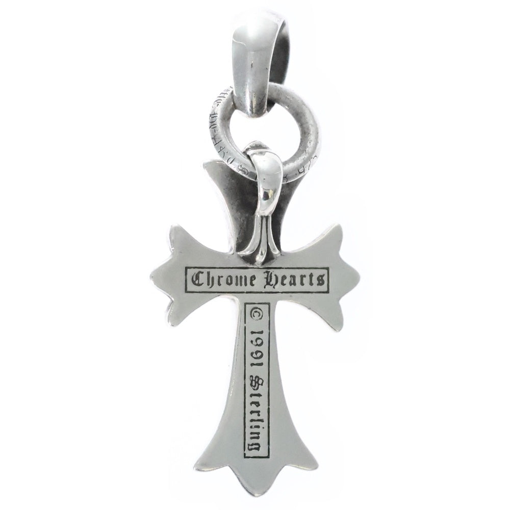 CHROME HEARTS(クロムハーツ) CH CRS SML W/BALE Wベイル スモールCHクロス ペンダントトップ シルバー BCA218