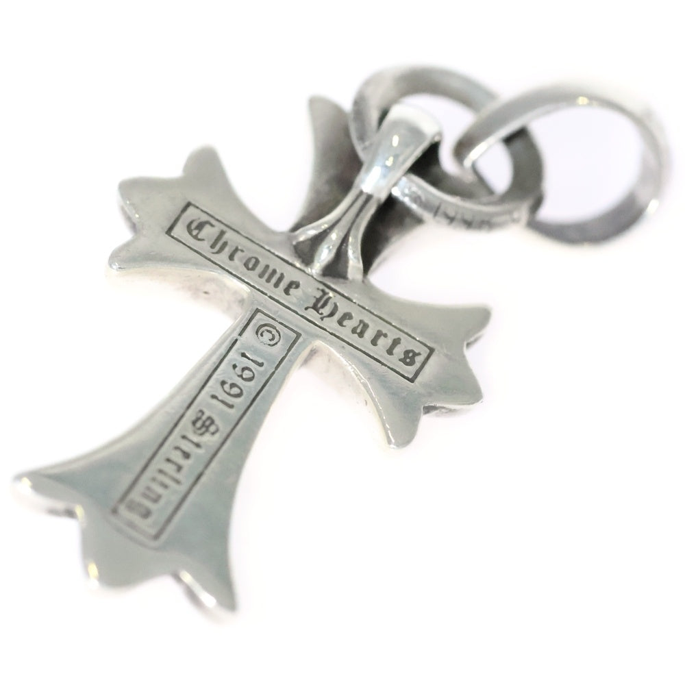 CHROME HEARTS(クロムハーツ) CH CRS SML W/BALE Wベイル スモールCHクロス ペンダントトップ シルバー BCA218