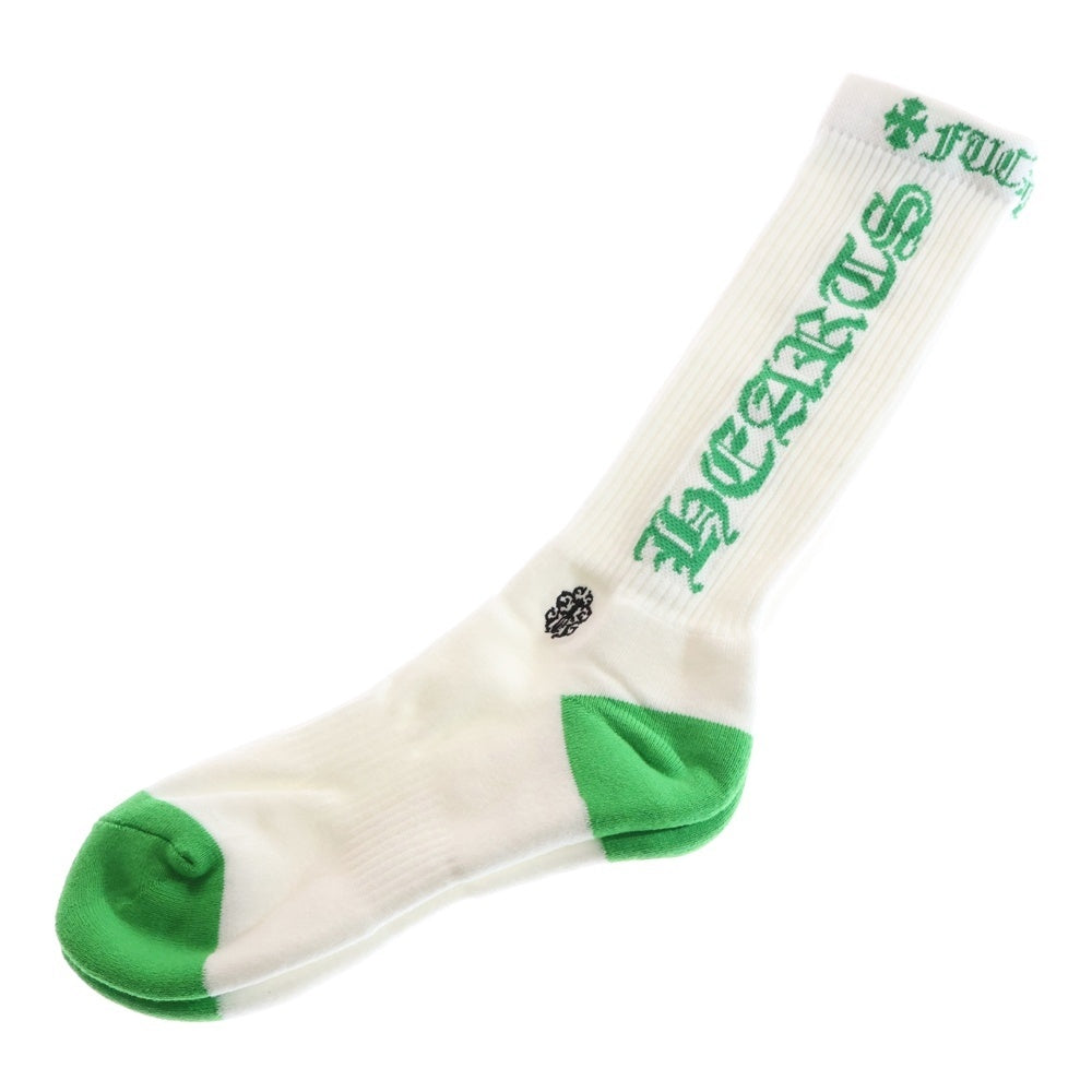 CHROME HEARTS(クロムハーツ) SOCKS OLD ENGLISH オールドイングリッシュ ハイソックス 靴下 グリーン