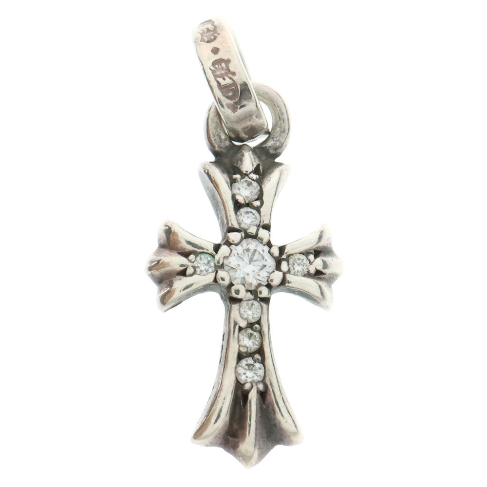 CHROME HEARTS(クロムハーツ) CRS BBYFAT P DMND ベイビーファット PAVEダイヤ ペンダントトップ シルバー BCA234