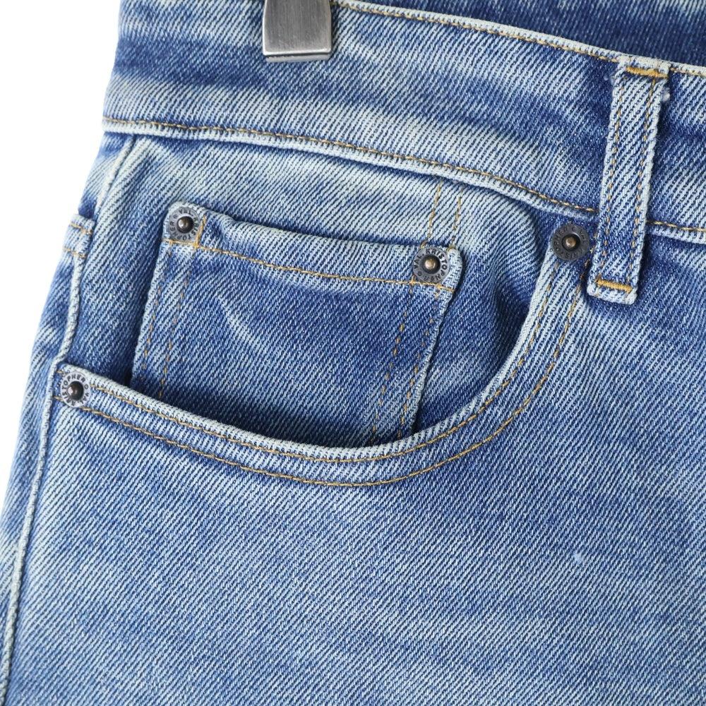 VAL.KRISTOPHER(ヴァルクリストファー) EXPOSED DENIM ダメージ加工 デニムパンツ ジーンズ インディゴ