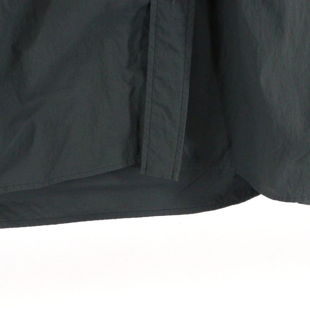 Sacai(サカイ) Taslan Nylon Shirt フロントポケット ナイロン 半袖シャツ グレー 23-03088m