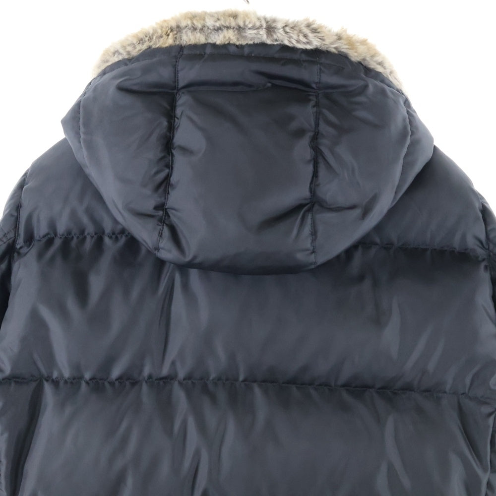 BURBERRY BLACK LABEL(バーバリー ブラックレーベル) ノヴァチェック フード付き ダウンジャケット ブラック BMP04-533-09