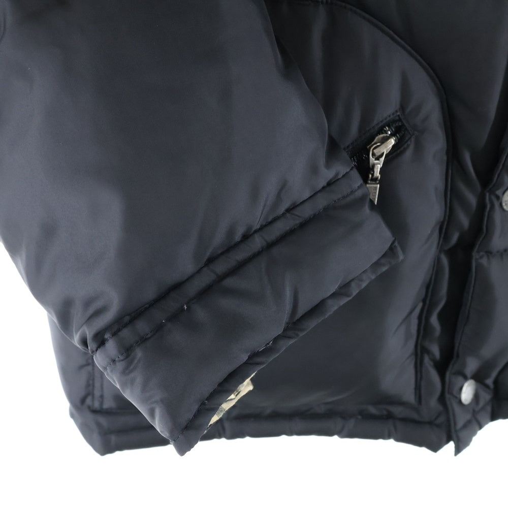 BURBERRY BLACK LABEL(バーバリー ブラックレーベル) ノヴァチェック フード付き ダウンジャケット ブラック BMP04-533-09