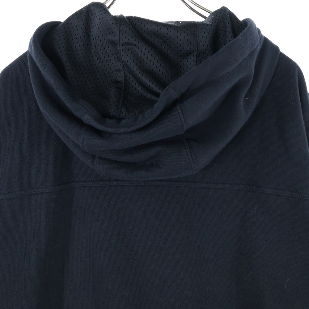 GUCCI(グッチ) GG Cotton Jersey Hooded GGロゴパッチ付き ジップアップ スウェットパーカー ブラック 752187 XJFQV