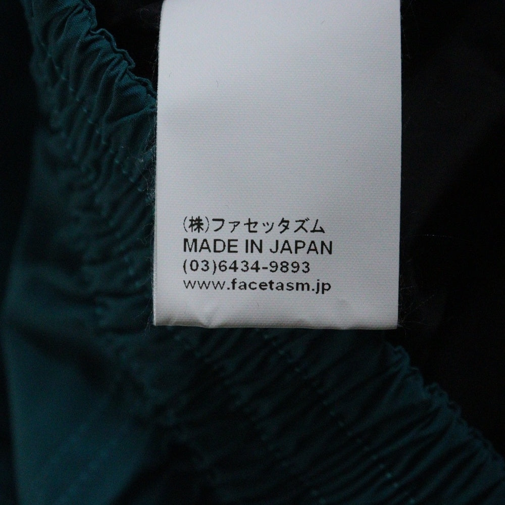 FACETASM(ファセッタズム) パネル切り替えデザイン ナイロン トラックジャケット マルチカラー