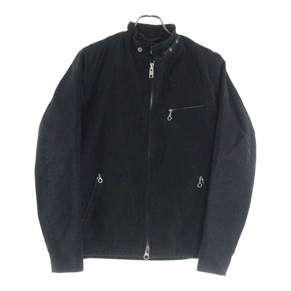 SCHOTT(ショット) ×SHIPS シップス ボアライナー付き シングルライダースジャケット ブラック 114-13-0124