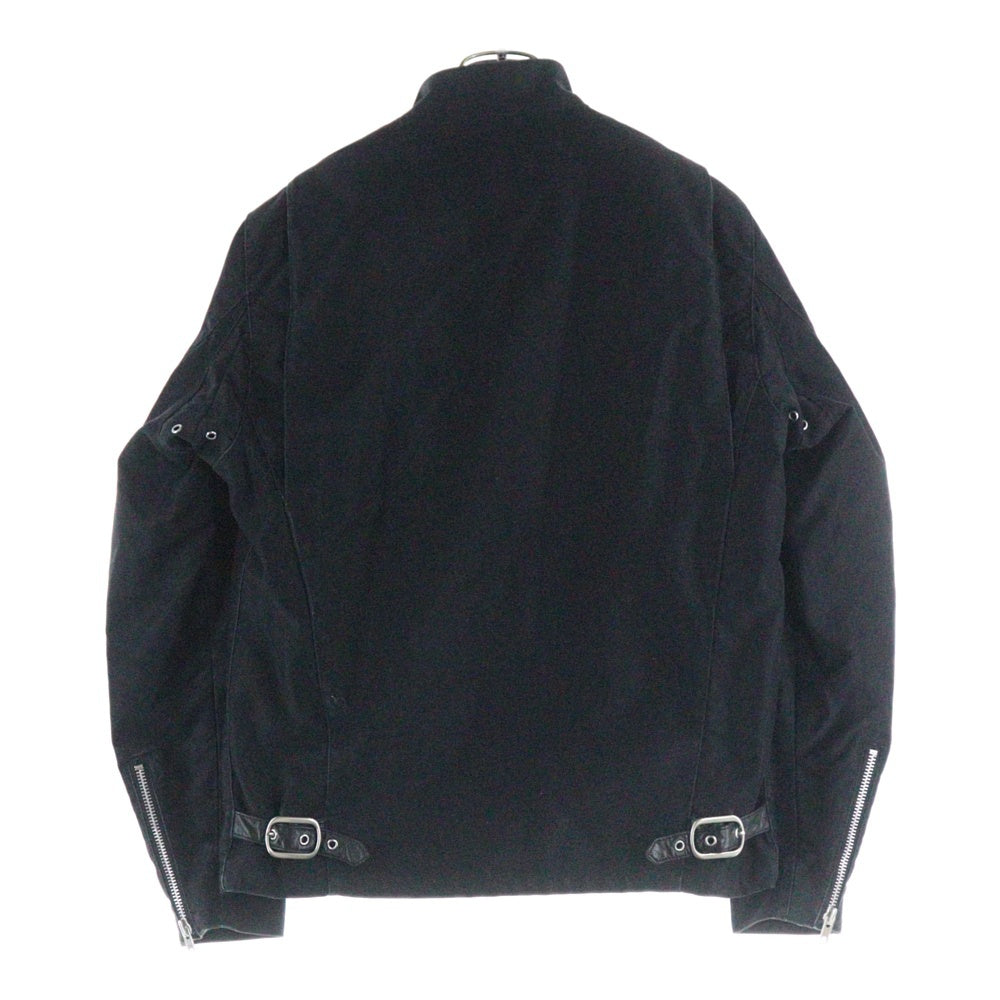 SCHOTT(ショット) ×SHIPS シップス ボアライナー付き シングルライダースジャケット ブラック 114-13-0124