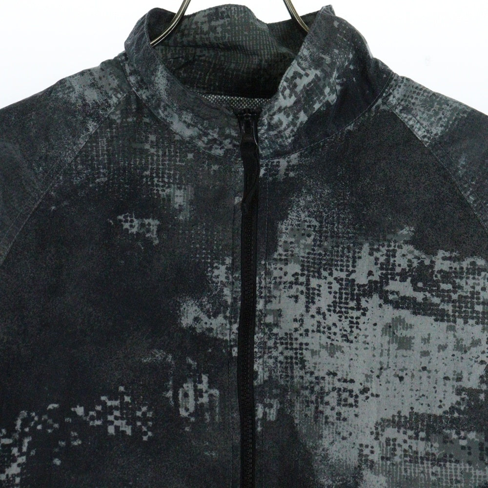 STONE ISLAND(ストーンアイランド) 24SS DISSOLVING GRID CAMO JACKET カモ柄 ナイロン ジップアップ ジャケット グレー 8015661E1