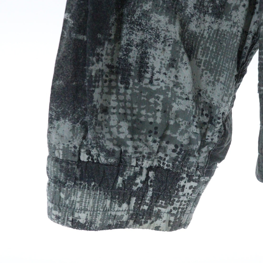 STONE ISLAND(ストーンアイランド) 24SS DISSOLVING GRID CAMO JACKET カモ柄 ナイロン ジップアップ ジャケット グレー 8015661E1
