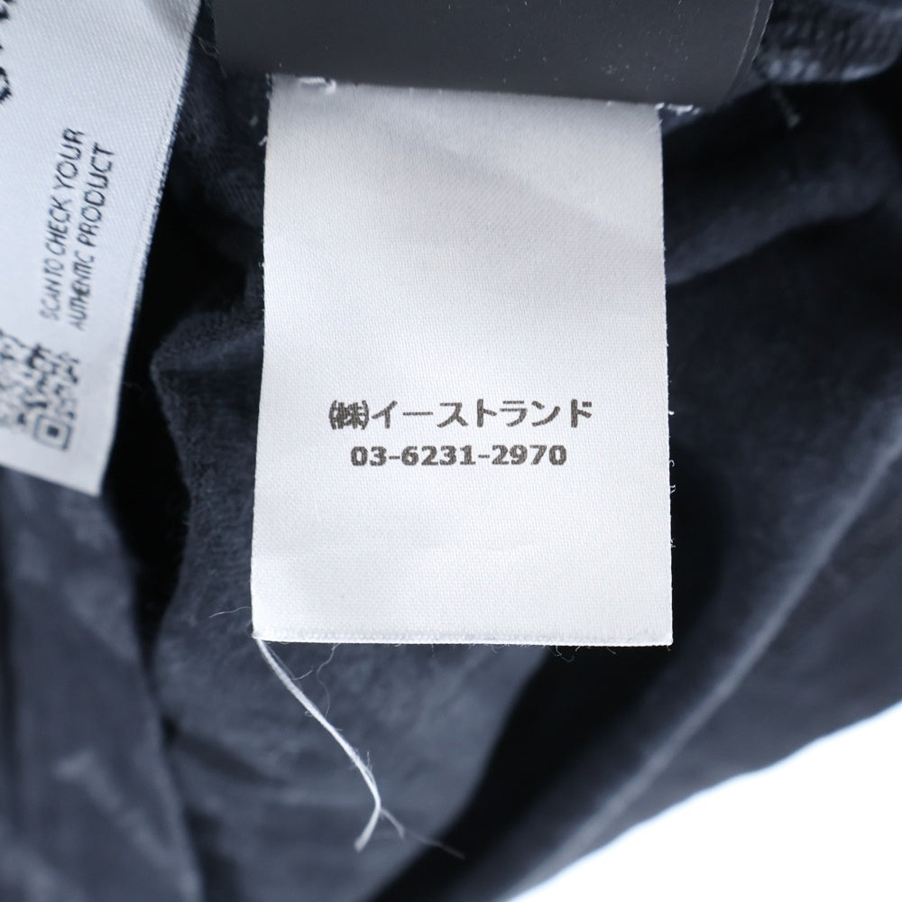 Palm Angels(パームエンジェルス) ペイズリー柄 フロントロゴ半袖Tシャツ ブラック PMAA001E20JER008
