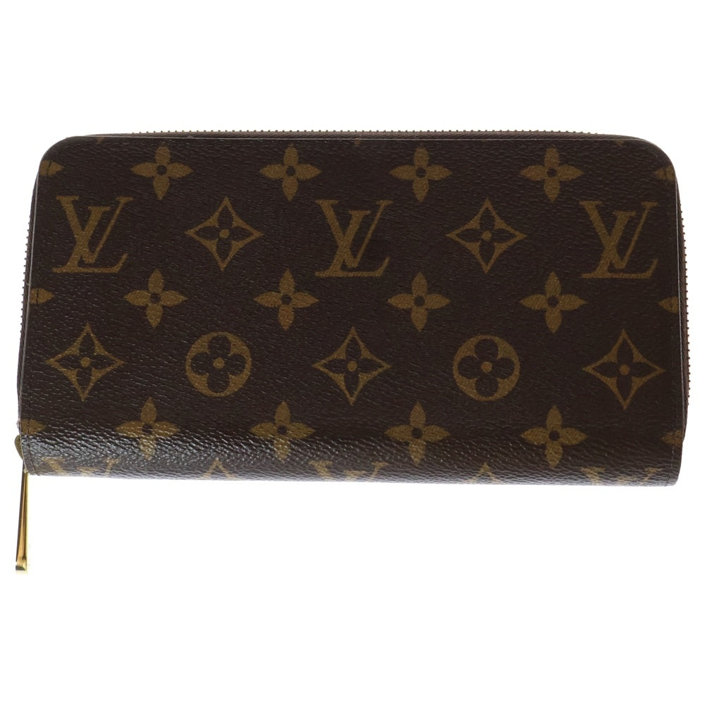 LOUIS VUITTON(ルイヴィトン) モノグラム レザー ジッピーウォレット 長財布 ブラウン M42616