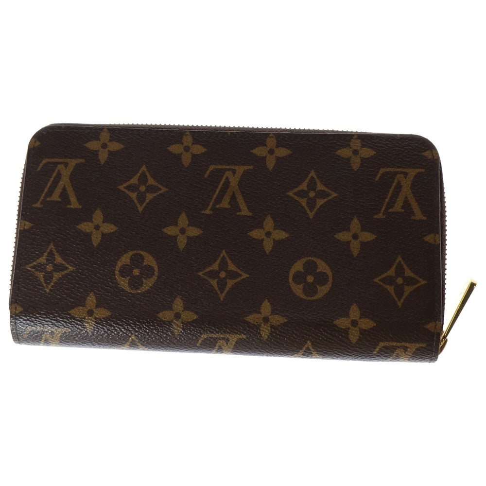 LOUIS VUITTON(ルイヴィトン) モノグラム レザー ジッピーウォレット 長財布 ブラウン M42616