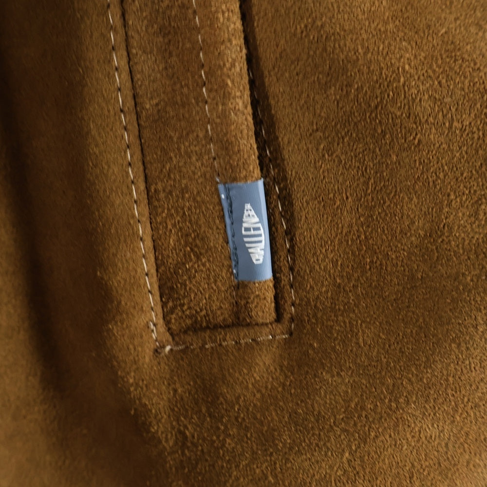 STUSSY(ステューシー) ×CHALLENGER チャレンジャー スウェード カウレザー ボアライナーレザージャケット ブラウン