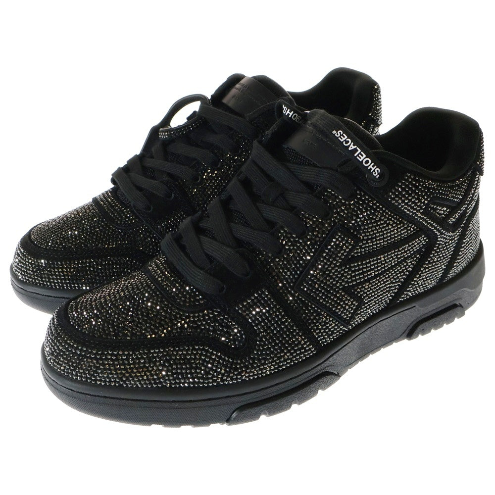 OFF-WHITE(オフホワイト) Out Of Office アウトオブオフィス ライトストーン ローカットスニーカー ブラック OMIA189S24LEA0131010
