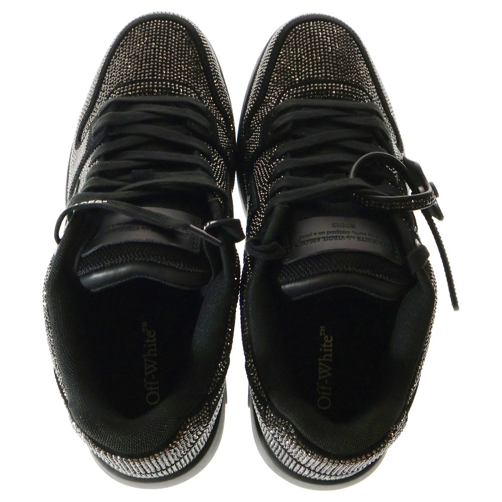 OFF-WHITE(オフホワイト) Out Of Office アウトオブオフィス ライトストーン ローカットスニーカー ブラック OMIA189S24LEA0131010