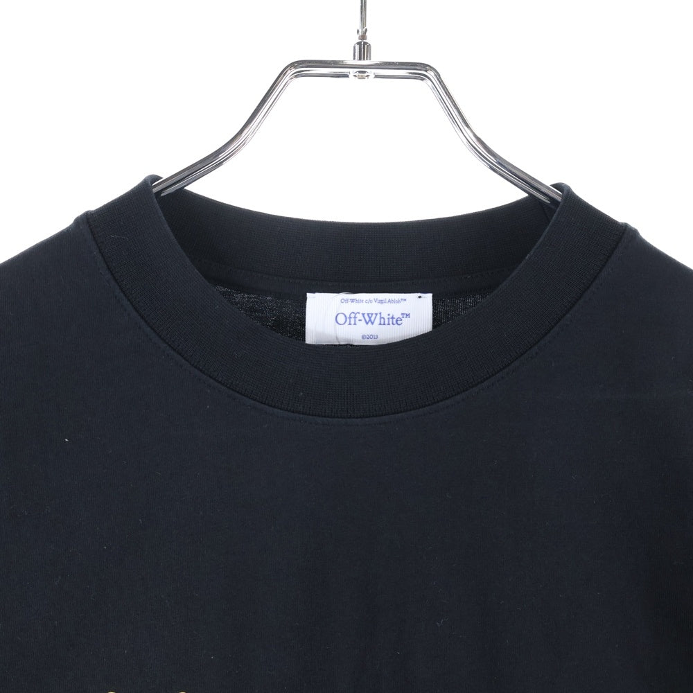 OFF-WHITE(オフホワイト) 24SS SKATE-FIT PRINTED T-SHIRT ロゴプリントTシャツ ブラック OMAA120S24JER008