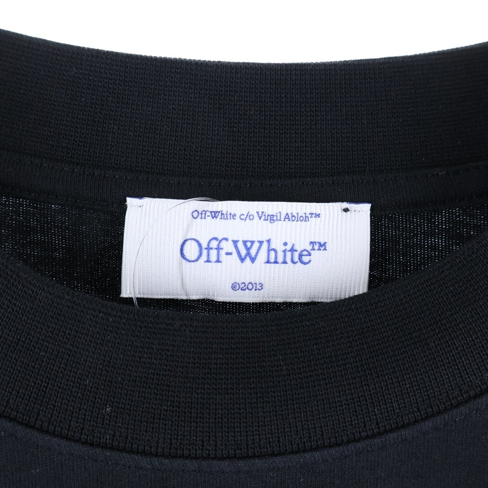 OFF-WHITE(オフホワイト) 24SS SKATE-FIT PRINTED T-SHIRT ロゴプリントTシャツ ブラック OMAA120S24JER008