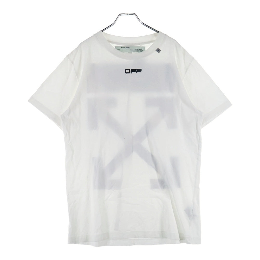 OFF-WHITE(オフホワイト) 20SS CARAVAGGIO ARROW S/S SLIM TEE カラヴァッジオ アロープリント 半袖Tシャツ カットソー ホワイト OMAA027S20185004