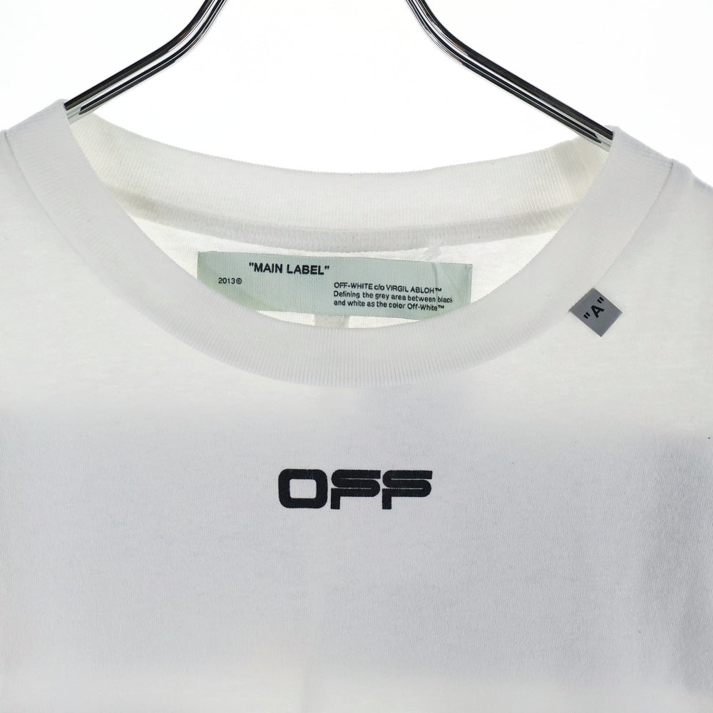 OFF-WHITE(オフホワイト) 20SS CARAVAGGIO ARROW S/S SLIM TEE カラヴァッジオ アロープリント 半袖Tシャツ カットソー ホワイト OMAA027S20185004