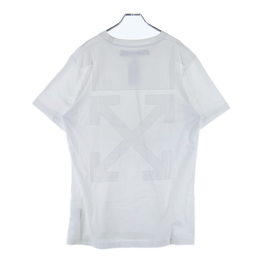 OFF-WHITE(オフホワイト) 20SS Logo Appliqued Jersey T-Shirt 半袖Tシャツ ホワイト OMAA027R20185032