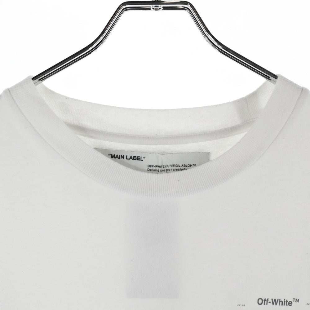 OFF-WHITE(オフホワイト) 20SS Logo Appliqued Jersey T-Shirt 半袖Tシャツ ホワイト OMAA027R20185032