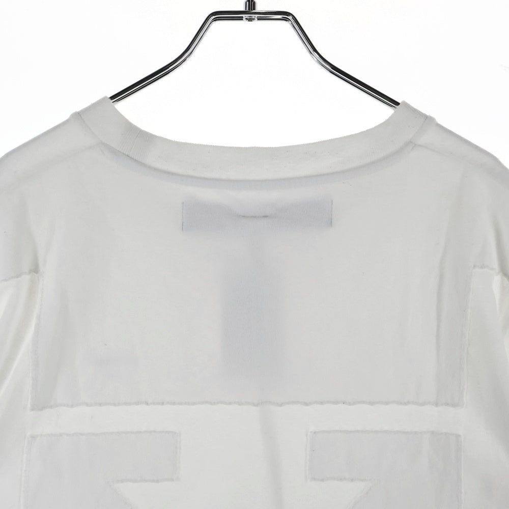 OFF-WHITE(オフホワイト) 20SS Logo Appliqued Jersey T-Shirt 半袖Tシャツ ホワイト OMAA027R20185032