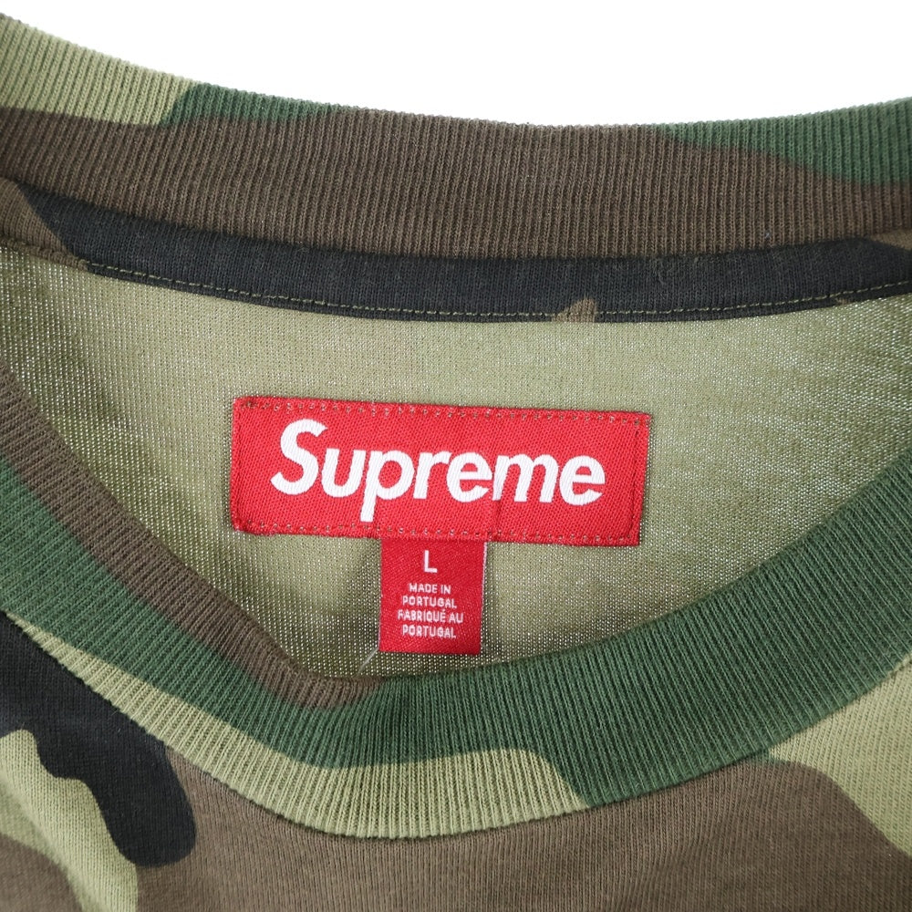 SUPREME(シュプリーム) 25SS Small Box Tee カモフラージュ スモールボックス パッチ 半袖Tシャツ カーキ