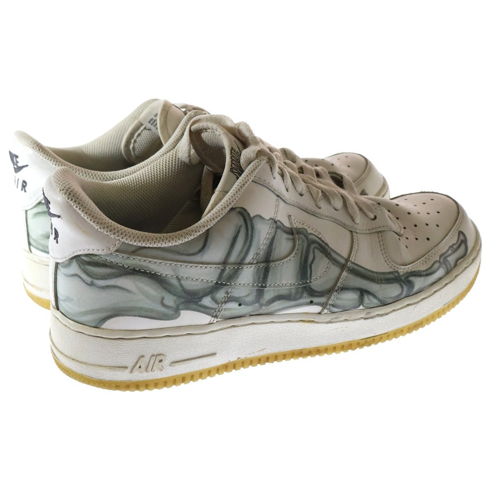 NIKE(ナイキ) AIR FORCE 1 LOW WHITE SKELETON エアフォース1ホワイトスケルトン ローカットスニーカー ホワイト US10.5/28.5cm BQ7541-100