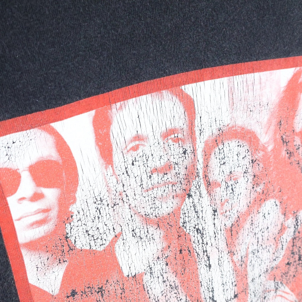 VINTAGE(ヴィンテージ) 90s Van Halen ヴァンへーレン バンドT 両面プリント クルーネック半袖Tシャツ カットソー ブラック
