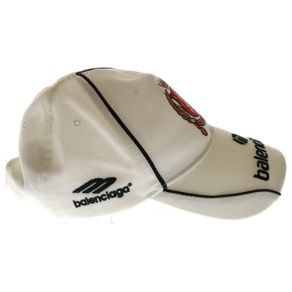 BALENCIAGA(バレンシアガ) Paris Soccer Cap ベースボールキャップ 帽子 ホワイト