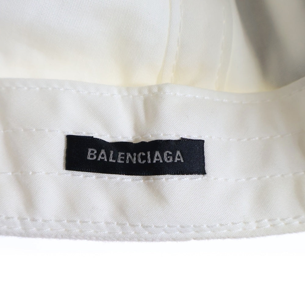 BALENCIAGA(バレンシアガ) Paris Soccer Cap ベースボールキャップ 帽子 ホワイト