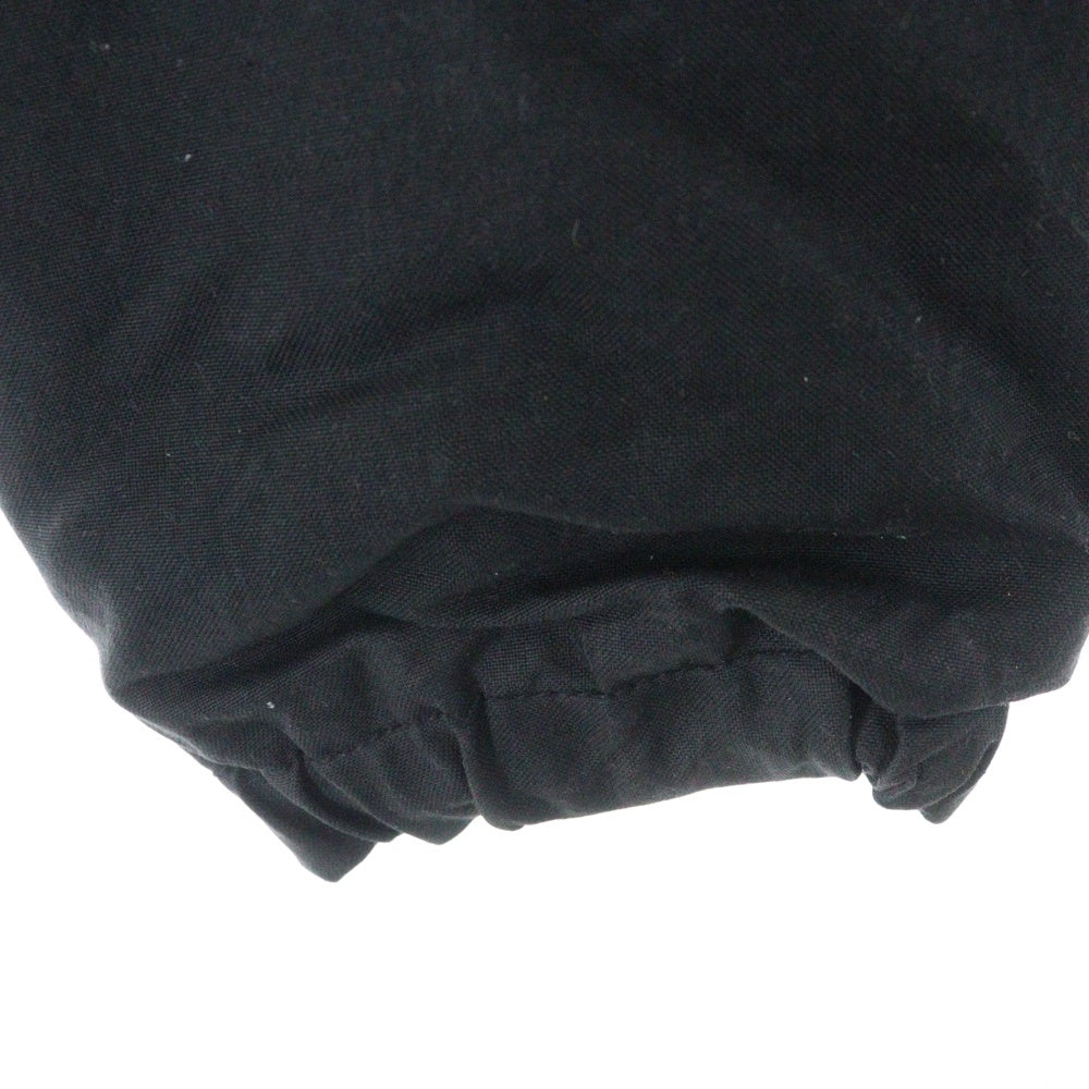 STUSSY(ステューシー) 25AW WAXED COTTON WORK JACKET ワックスド コットン フード ワークジャケット ブラック