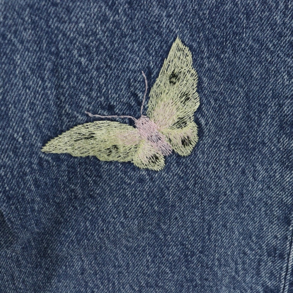 OUR LEGACY(アワーレガシー) 25SS VAST CUT バタフライ 刺繍 デニムパンツ インディゴ