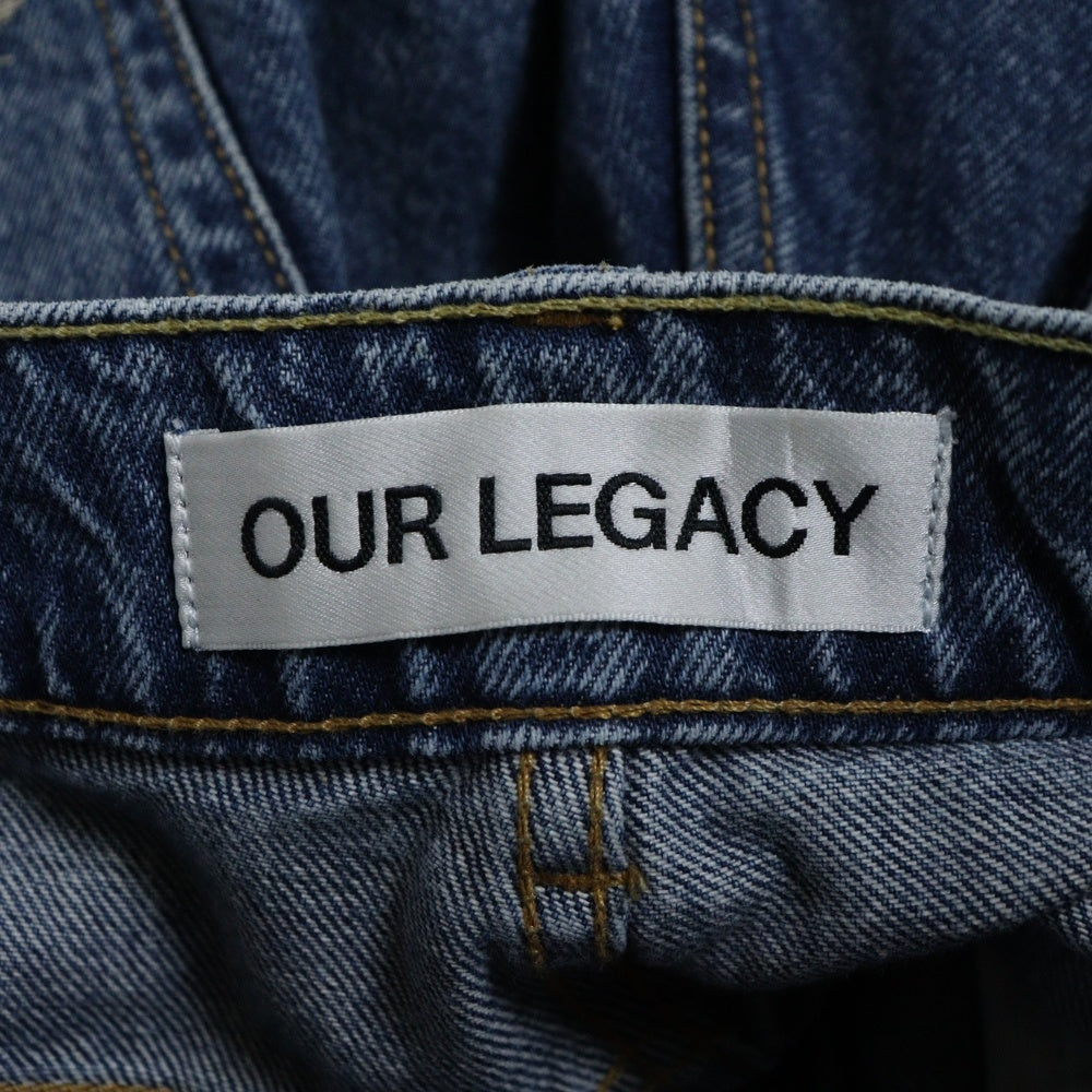 OUR LEGACY(アワーレガシー) 25SS VAST CUT バタフライ 刺繍 デニムパンツ インディゴ