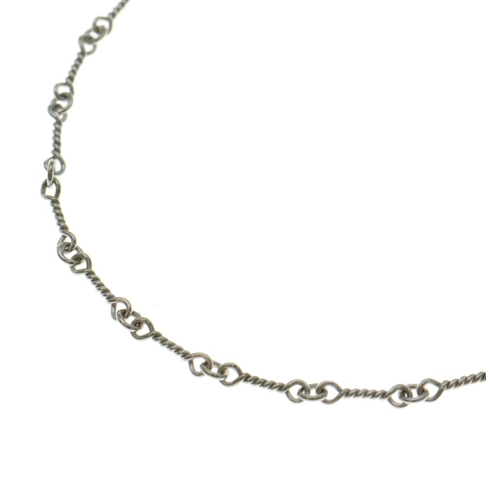 CHROME HEARTS(クロムハーツ) 18KWG NECKCHAIN T16 ツイストチェーンネックレス 16inch ホワイトゴールド BCA001