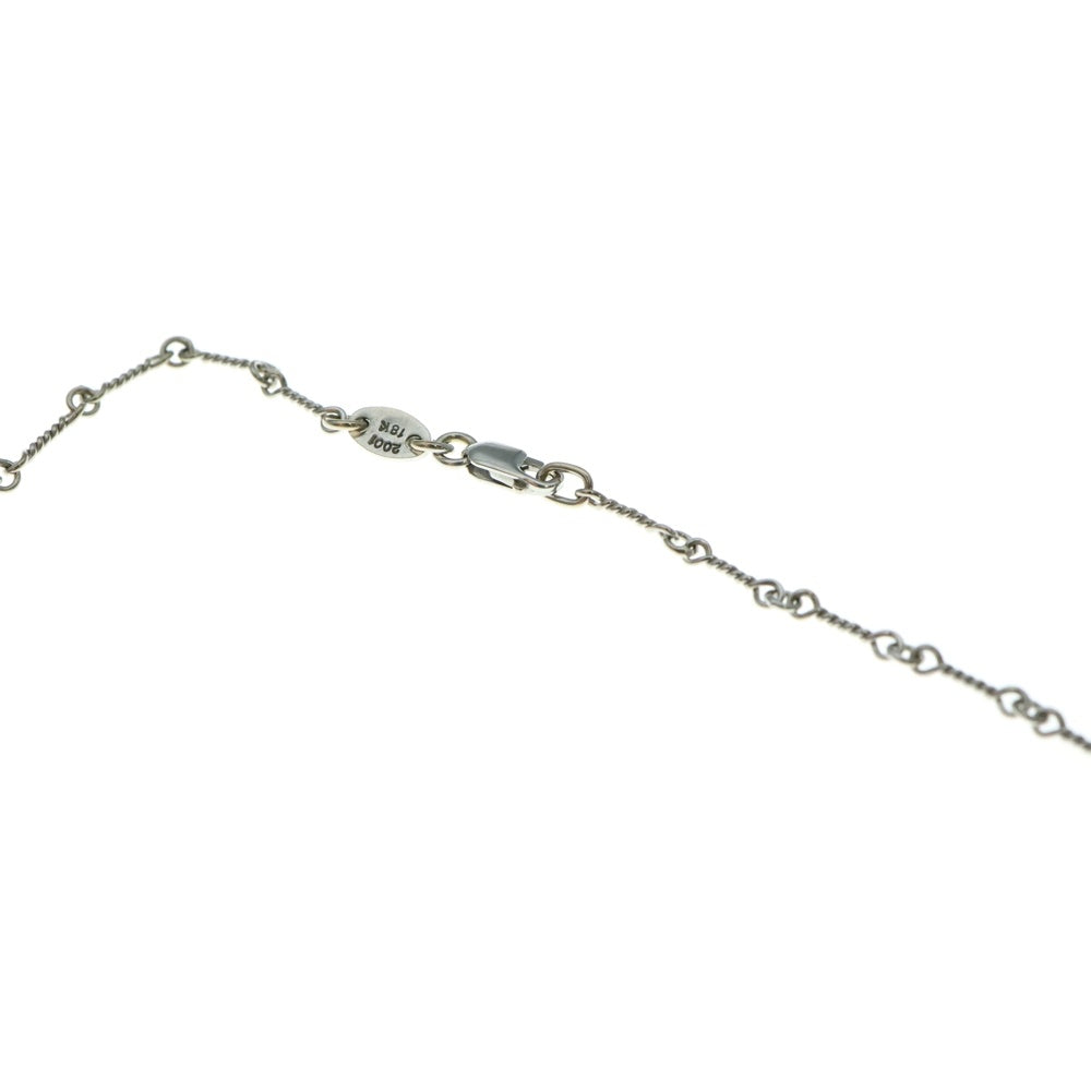 CHROME HEARTS(クロムハーツ) 18KWG NECKCHAIN T16 ツイストチェーンネックレス 16inch ホワイトゴールド BCA001