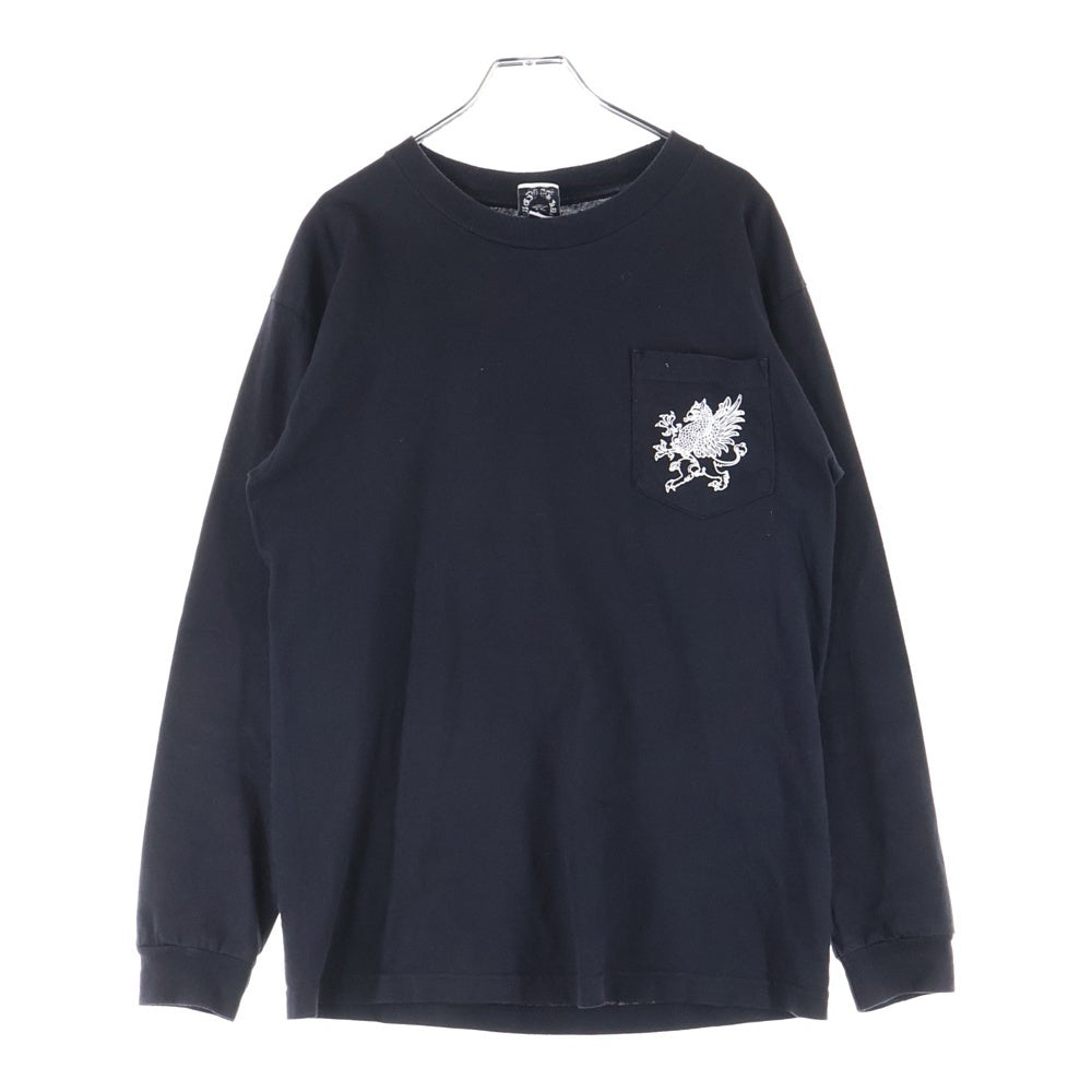 CHROME HEARTS(クロムハーツ) ×氷室京介 OLD グリフィン バックロゴ 長袖Tシャツ ブラック