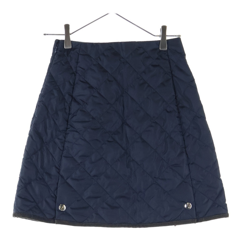 PRADA(プラダ) Re-Nylon Skirt リナイロン トライアングルロゴ キルティング スカート レディース ネイビー 21Y933 S000 1WQ9