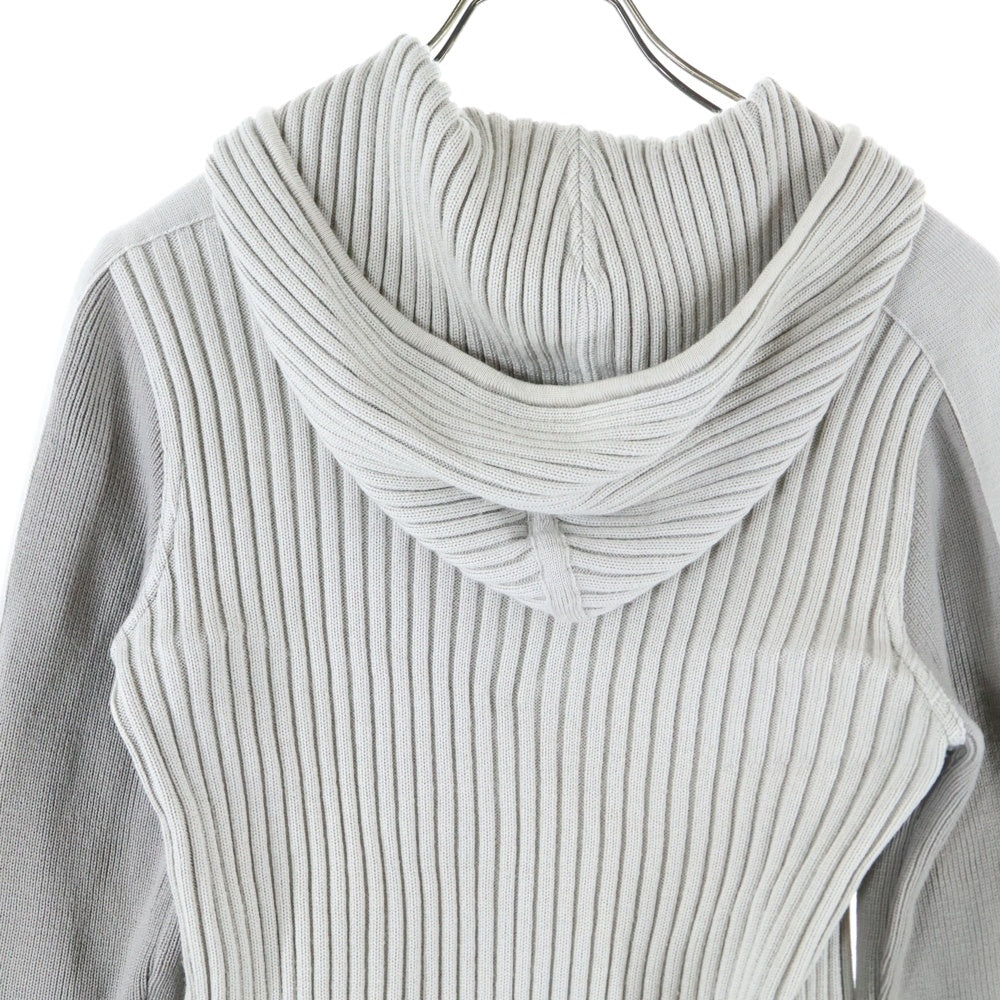 CHANEL(シャネル) 04AW ココマークジップアップ スポーツライン ニットパーカー グレー レディース P24070W03398