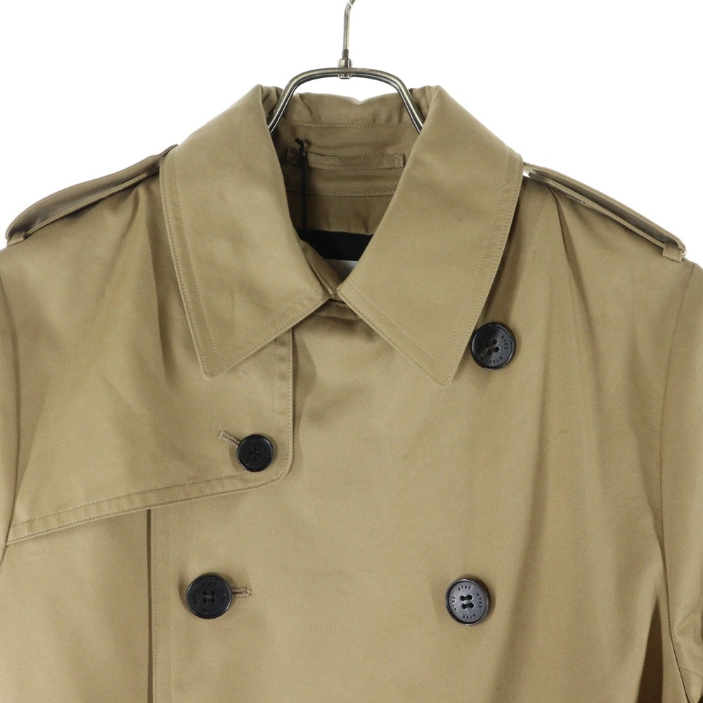 HYKE(ハイク) DOUBLE FACE TRENCH COAT ダブルフェース トレンチコート ベージュ