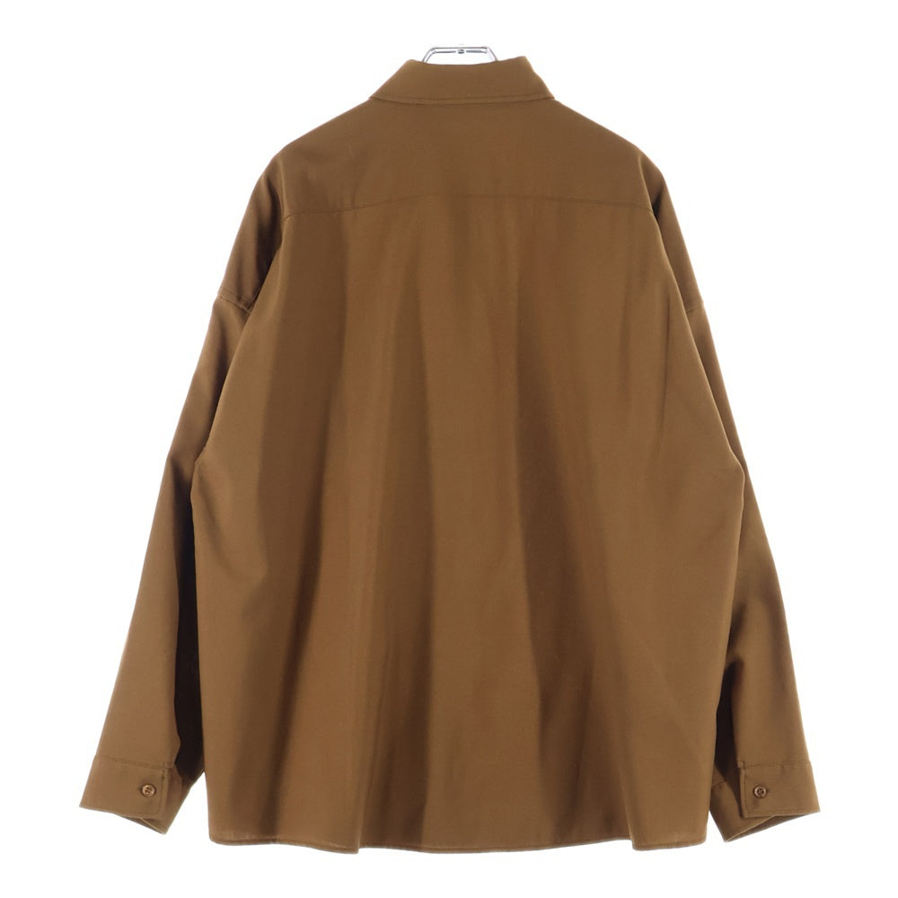 MARNI(マルニ) 21SS トロピカル ウール 長袖シャツ ブラウン