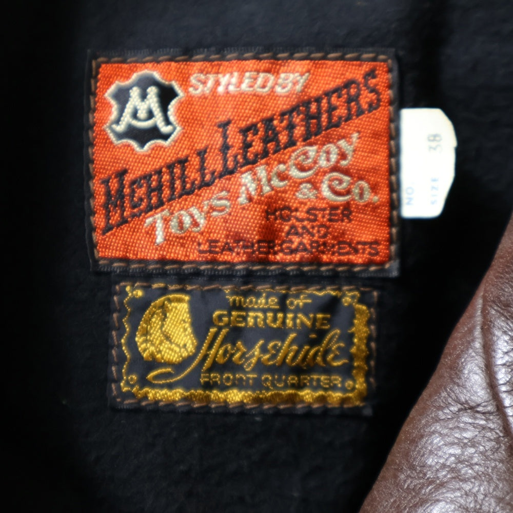 TOYS McCOY(トイズマッコイ) ホースハイド 馬革 ジップアップ