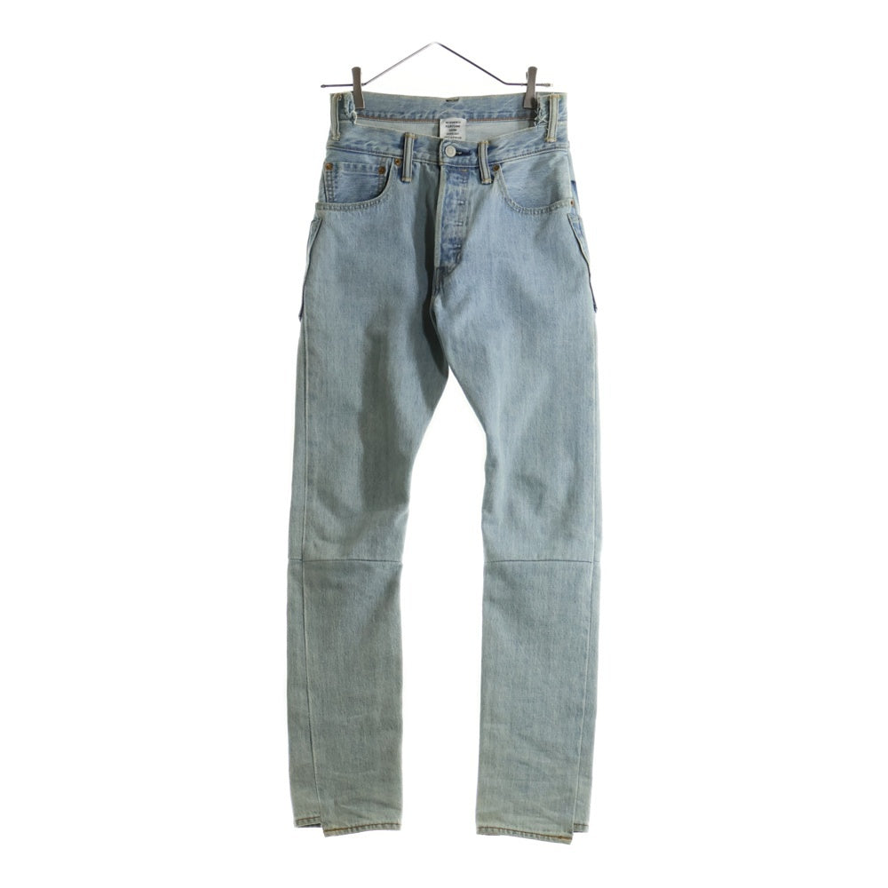 VETEMENTS(ヴェトモン) ×LEVIS リーバイス スリムストレート デニムパンツ ジーンズ インディゴ