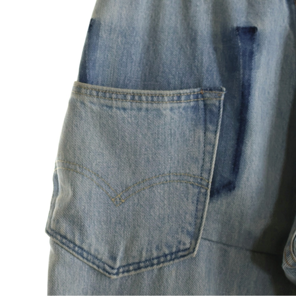 VETEMENTS(ヴェトモン) ×LEVIS リーバイス スリムストレート デニムパンツ ジーンズ インディゴ