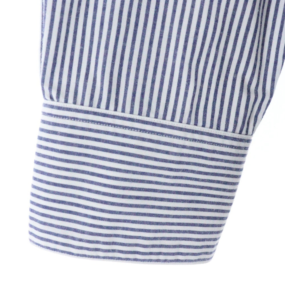WTAPS(ダブルタップス) 14SS TRAD L/S SHIRTS COPO SEERSUCKER STRIPE 141LTDT-SHM02 ストライプ柄 長袖シャツ ホワイト/ブルー